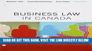 [Free Read] Business Law in Canada, Tenth Canadian Edition, Loose Leaf Version with MyBusLawLab