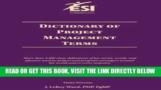 [Free Read] Dictionary of Project Management Terms, Third Edition Full Online