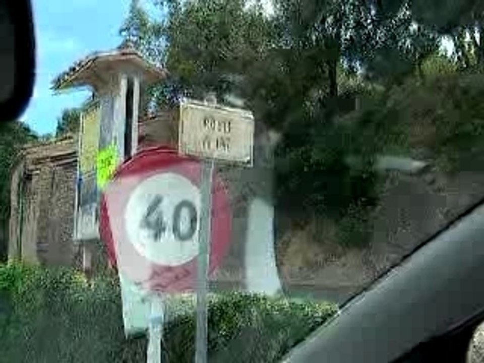 La route du Lac du Salagou