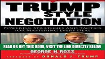 [Free Read] Trump-Style Negotiation: Powerful Strategies and Tactics for Mastering Every Deal Free