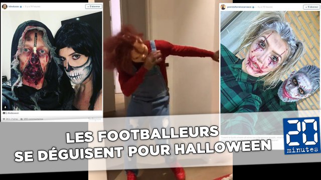Les footballeurs se déguisent pour Halloween