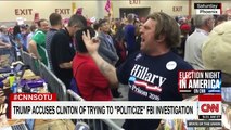 Trump supporter yells anti-Semitic chant