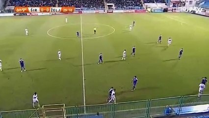 NK Široki Brijeg - FK Željezničar _ Zapaljen šal na tribinama
