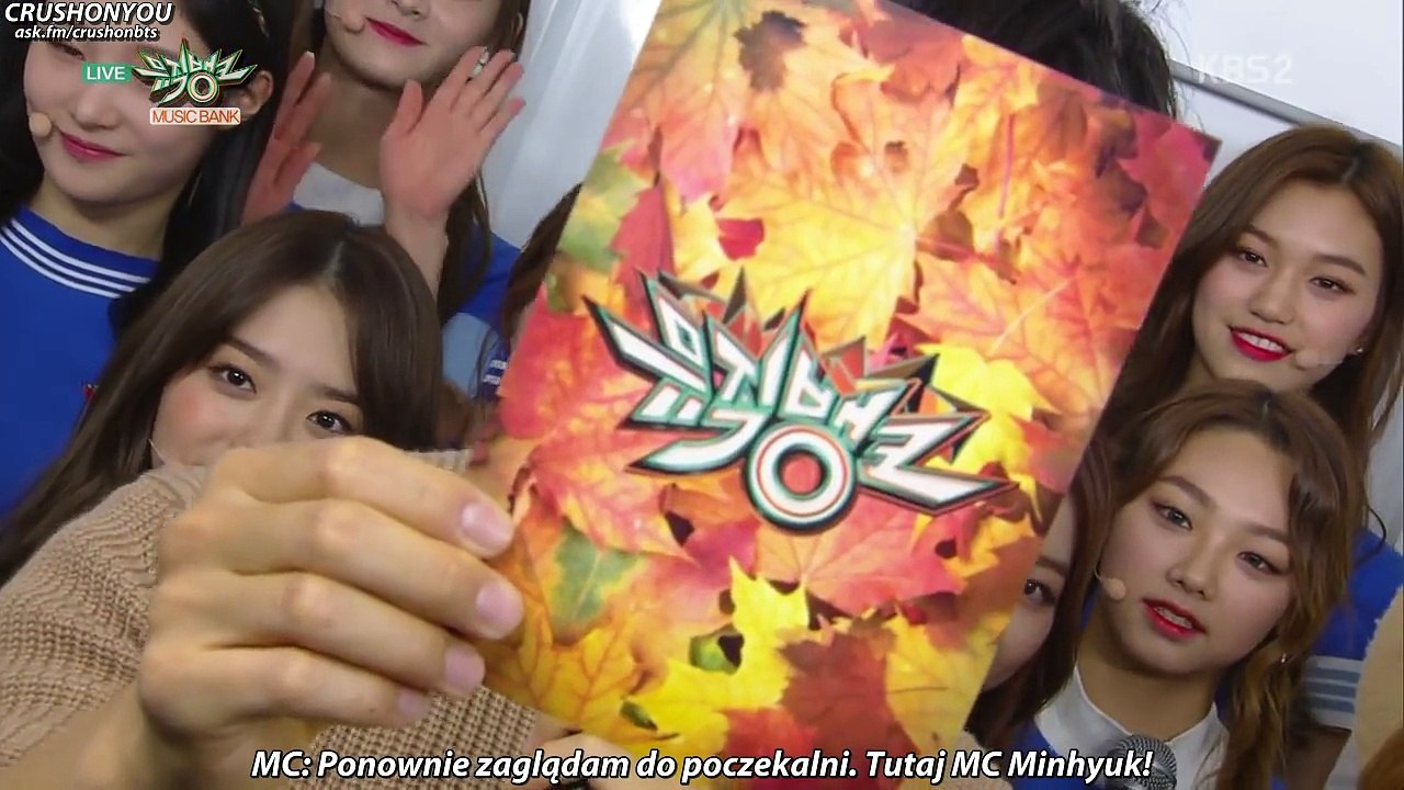 [POLSKIE NAPISY] 161028 BTS Music Bank - Artists Waiting Room