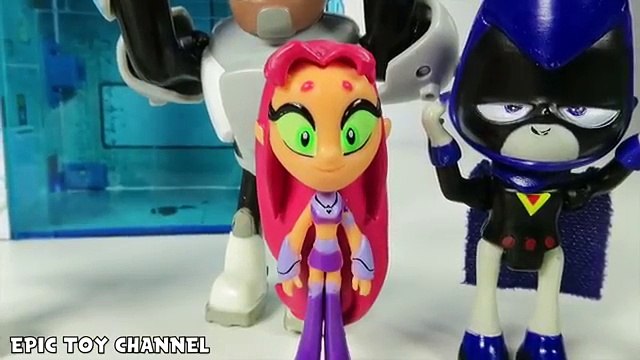 TEEN TITANS GO Halloween Parody Trigon Pranks Titans with SLIME Teen Titans as Justice League Heros