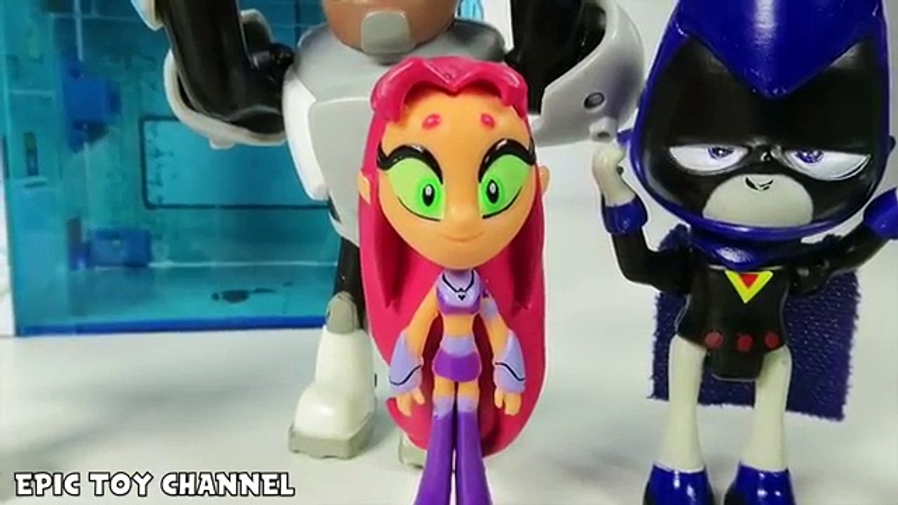 TEEN TITANS GO Halloween Parody Trigon Pranks Titans with SLIME Teen Titans as Justice League Heros
