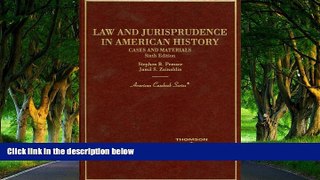 Deals in Books  Cases and Materials on Law and Jurisprudence in American History (American