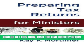 [Free Read] Preparing Tax Returns for Ministers Free Online