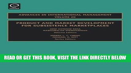 [Free Read] Product and Market Development For Subsistence Marketplaces (Advances in International