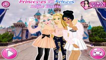 Princesses Vs Princes: Selfie Battle - Elsa, Rapunzel and Jasmine Vs Jack Frost, Aladdin and Flynn
