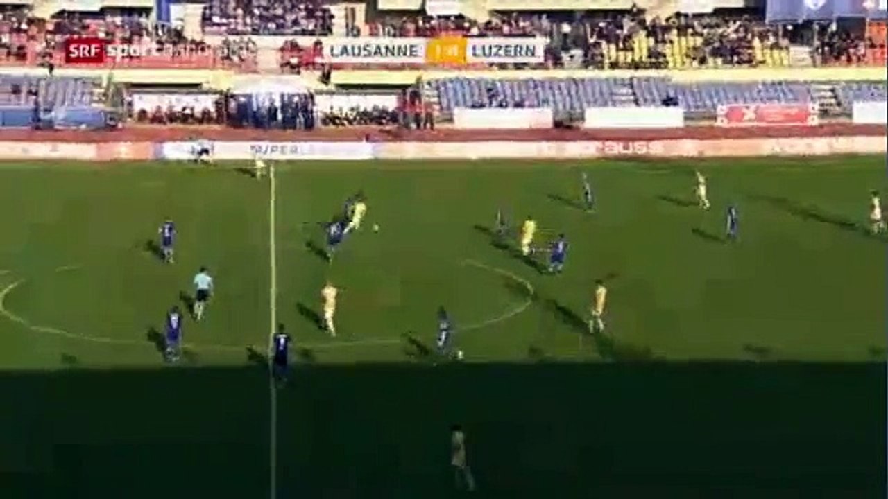 Lausanne 2:0 FC Luzern (Swiss Super League 13. Runde 2016/2017 30 .October 2016)