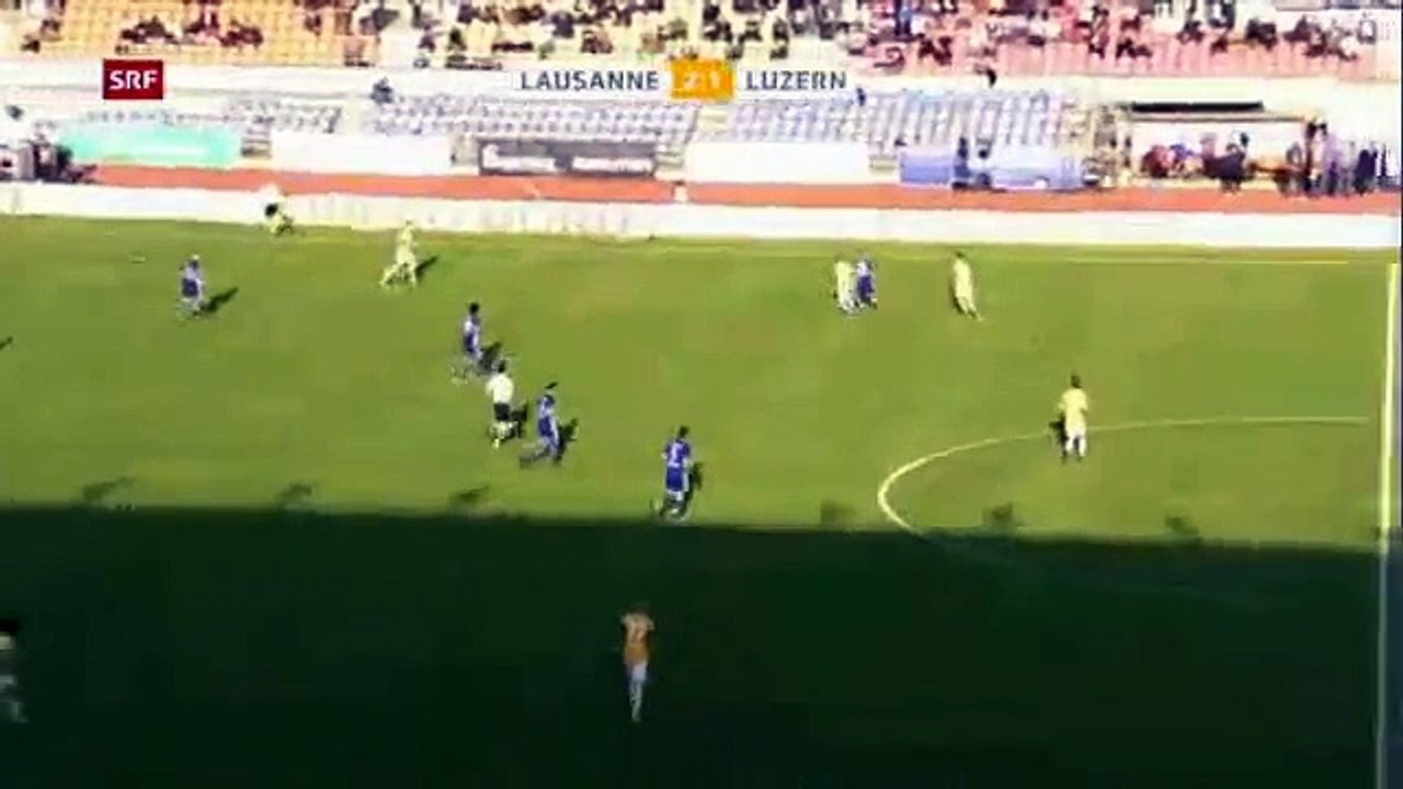 Lausanne 2:2 FC Luzern (Swiss Super League 13. Runde 2016/2017 30 .October 2016)
