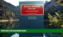 Deals in Books  Social Science in Law: Cases and Materials (University Casebook Series)  Premium