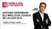 Antoine Griezmann élu meilleur joueur de la Liga 2016