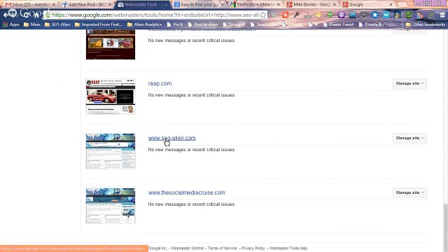 How to Find Your Google Webmaster Tools Meta Tag