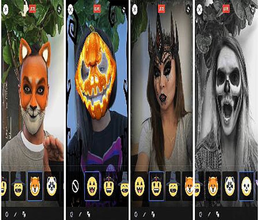 Facebook Halloween Reactions