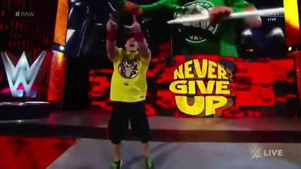 John Cena Vs Seth Rollins (Steel Cage Match) WWE RAW