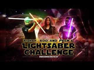 Aishah, Rod and Prem's Lightsaber Challenge