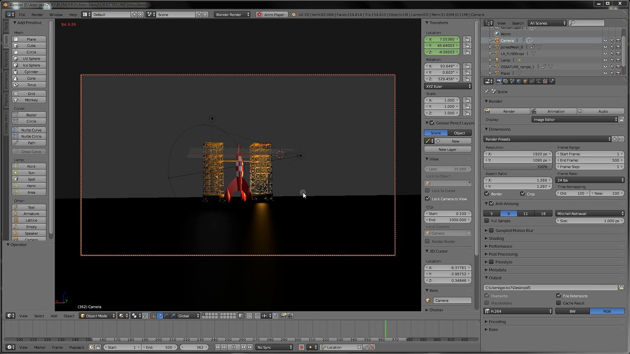 Espace outil 3D