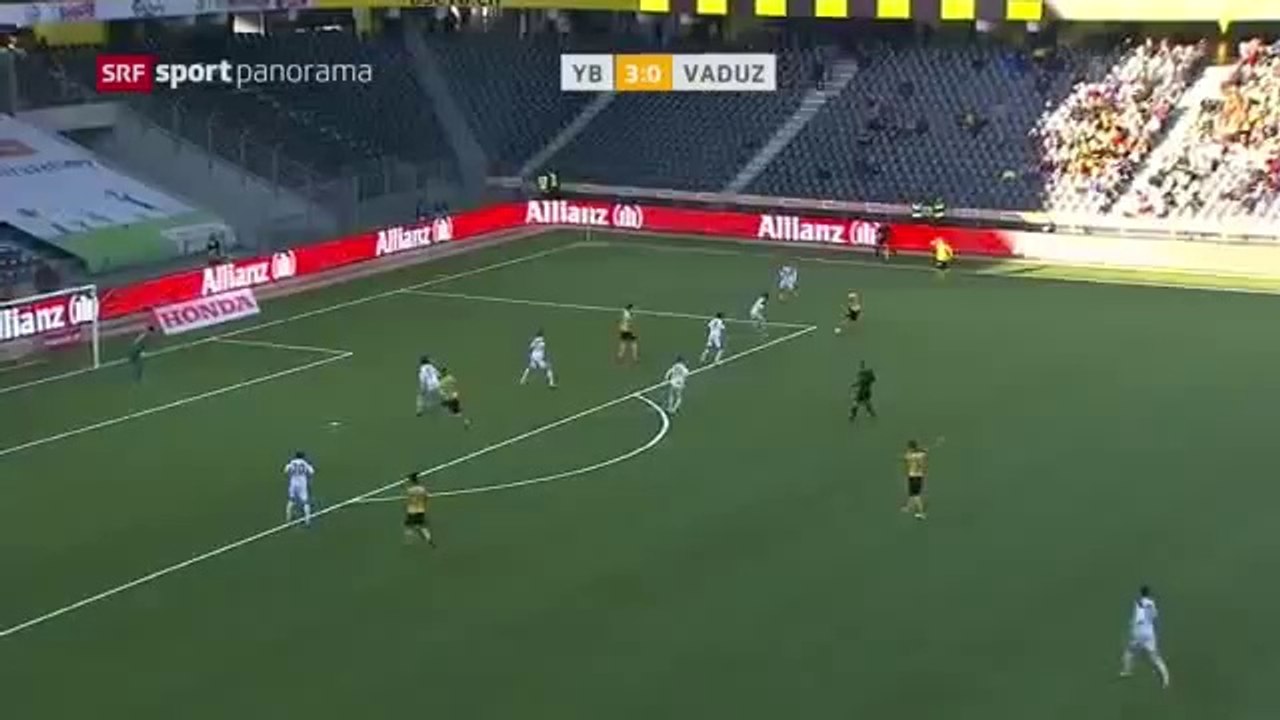Young Boys 4:0 Vaduz (Swiss Super League 13. Runde 2016/2017 30 .October 2016)