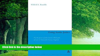 Books to Read  Doing Austin Justice: The Reception of John Austin s Philosophy of Law in