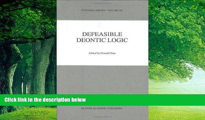 Download Video: Big Deals  Defeasible Deontic Logic (Synthese Library)  Full Ebooks Most Wanted