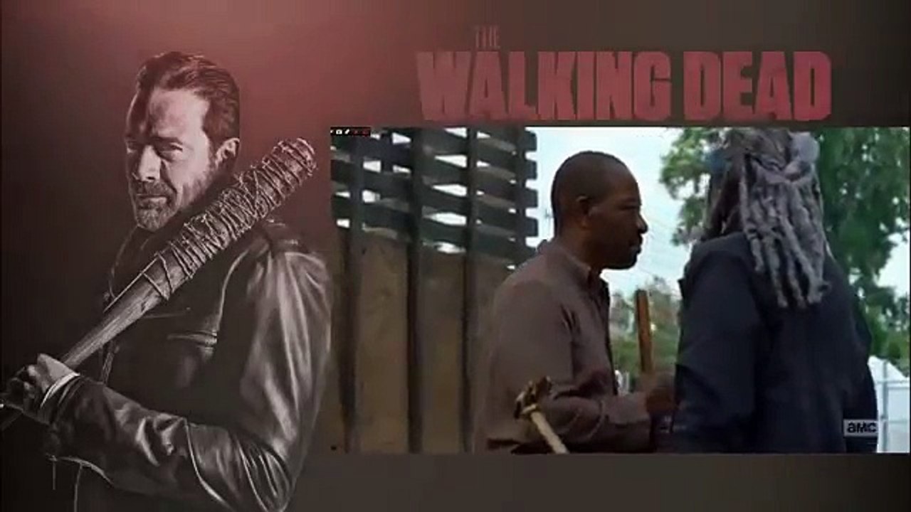 The walking dead 7x02 "Ezekiel and Morgan Talking" Scene Season 7 Episode 2