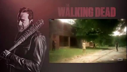 The Walking Dead 7x02 "Opening Scene" Morgan Saves Carol Season 7 Episode 2