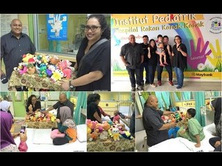 Steve & Shaz Visit The Children's Cancer Ward at Hospital Kuala Lumpur