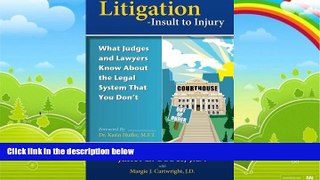 Big Deals  Litigation - Insult to Injury: What Judges and Lawyers Know About the Legal System that