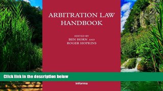 Books to Read  Arbitration Law Handbook  Best Seller Books Best Seller