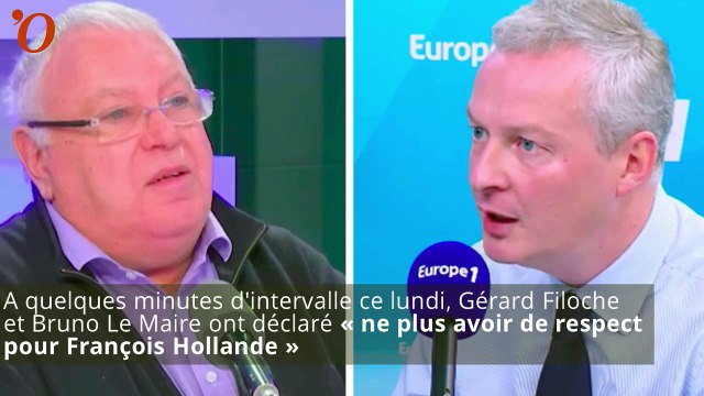 Bruno Le Maire et Gérard Filoche, même combat contre François Hollande
