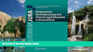 Books to Read  Studentische Rechtsberatung und Clinical Legal Education in Deutschland (Tutorium