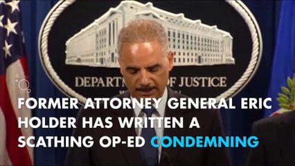 Former AG Eric Holder: FBI Director James Comey made a "serious mistake"