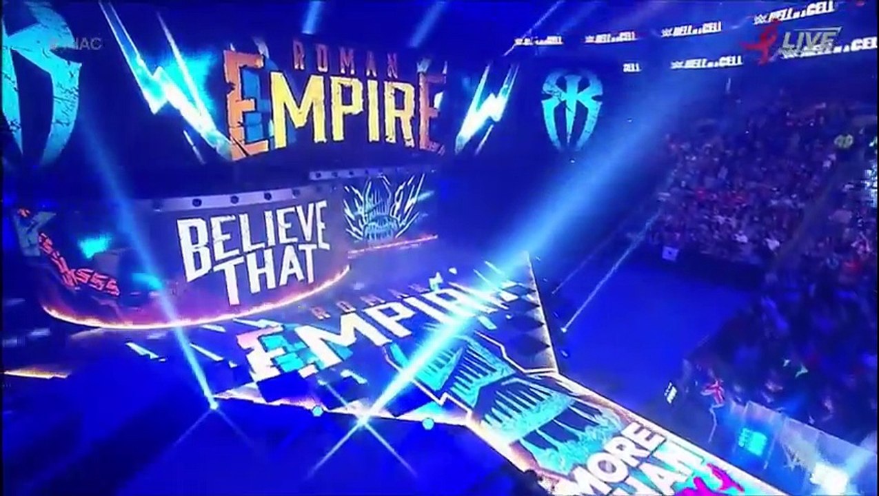 ROMAN REIGN VS RUSEV HELL IN A CELL