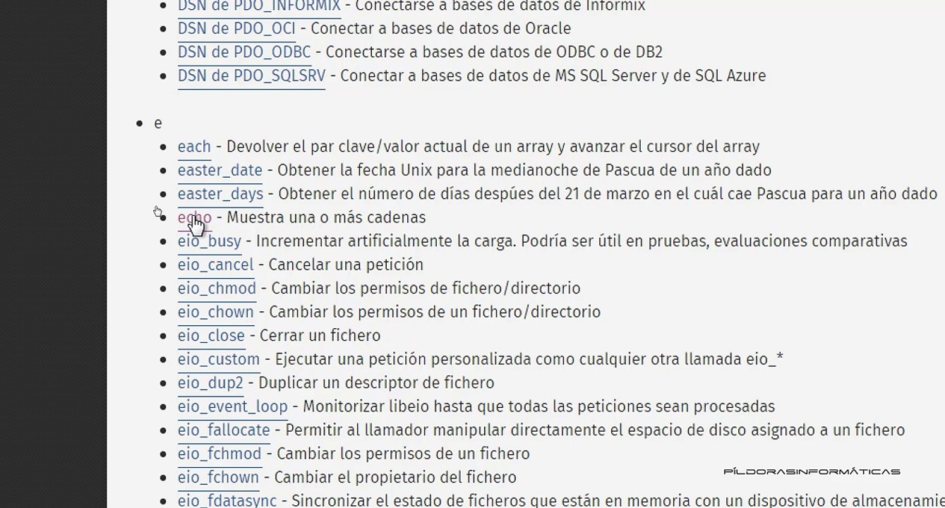 20.Curso PHP MySQL. Funciones I.