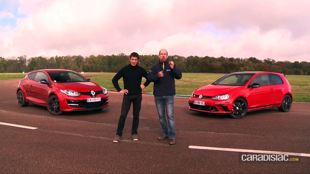 Comparatif - Renault Mégane RS vs Volkswagen Golf GTi Clubsport : el classico