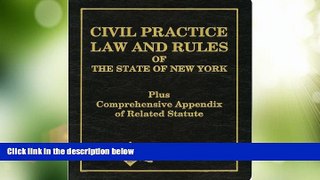 Must Have PDF  Civil Practice Law   Rules Plus Appendix: NYS Certified  Best Seller Books Best