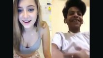 Younow Arabic boy perposing a British girl 2016 funny video