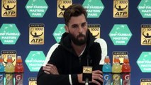 ATP - BNPPM 2016 - Quand Benoit Paire s'énerve quant à l'absence de son coach Thierry Champion à Paris-Bercy