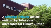 Chicago Tribune: Time for Democrats to ask Clinton to step aside