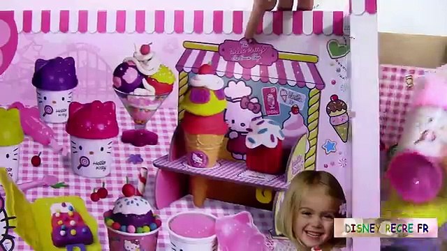 Play Doh Hello Kitty Ice Cream Shop le marchand de glaces pâte à modeler ハローキティ アイスクリーム