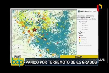 Italia: imágenes de lo que dejó el terremoto de 6.5 grados