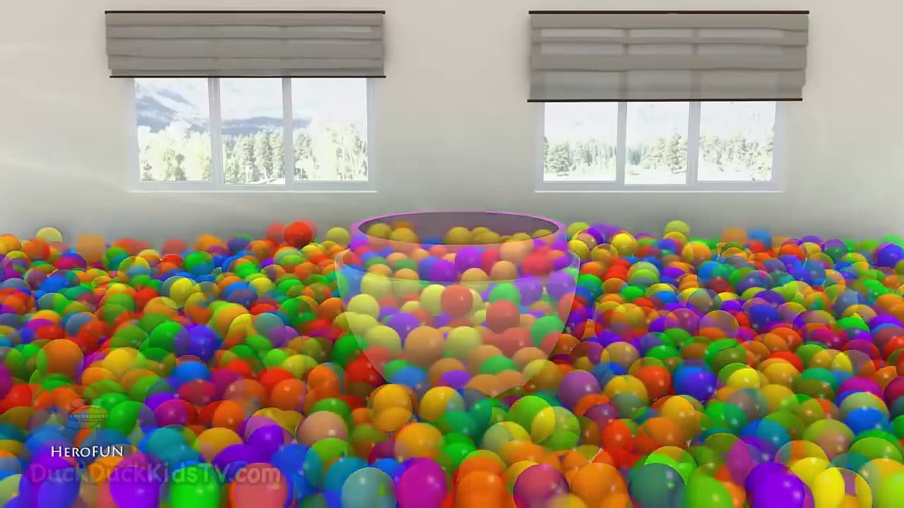 Crazy Ball Pit Show 3D Colors For Children To Learn - Colours For Kids To Learn - Learning Videos-gMDnd-Uave0