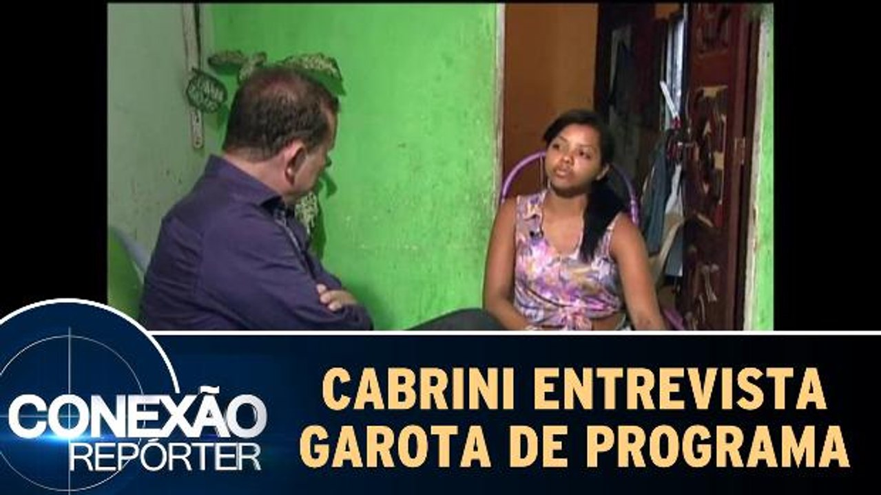 Roberto Cabrini entrevista garota de programa