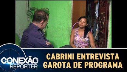 Roberto Cabrini entrevista garota de programa
