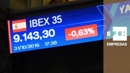 La Bolsa española cierra con caídas pero registra su cuarto mes al alza