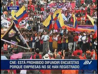 CNE regula difusión de encuestas electorales