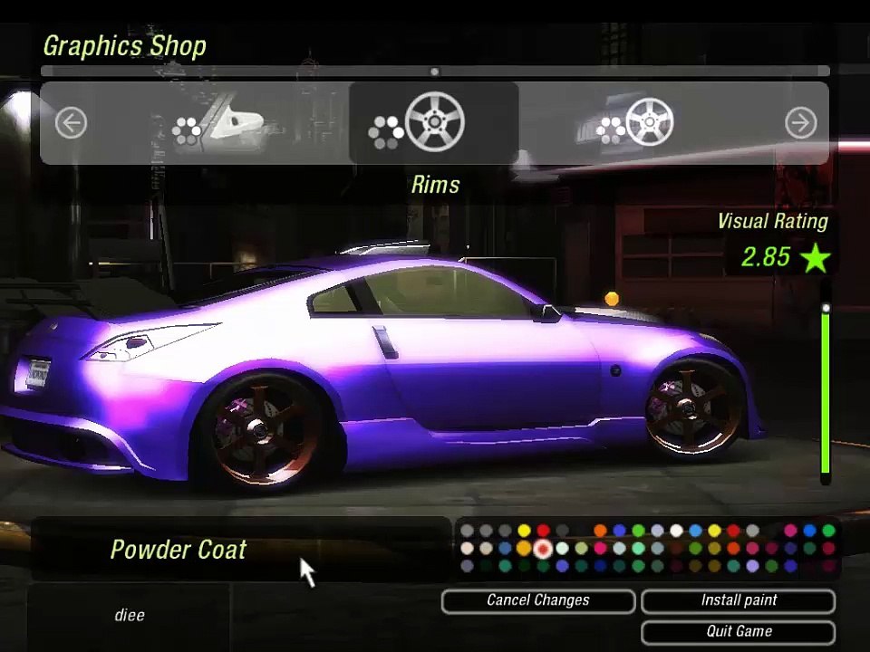 modifikasi nissan 350Z nfs underground2