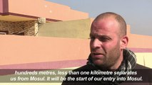 Advancing Iraqi forces near Mosul city limits